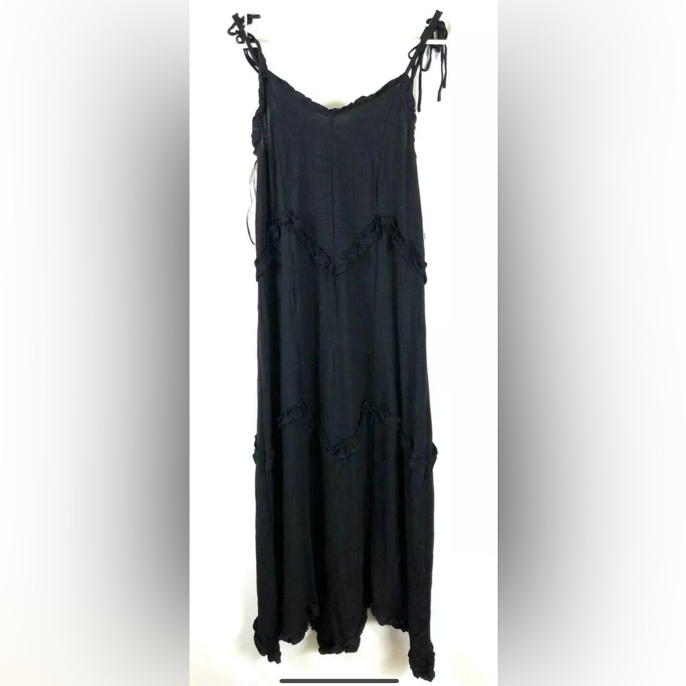 Kensie Womens Lightweight Viscose Maxi Dress Black Size XS